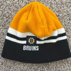 NHL Black and White Knit Beanie